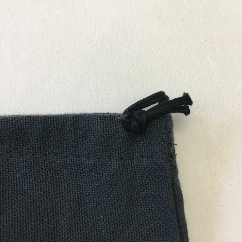 Fendi Dust Bag Jet Black Cotton 15
